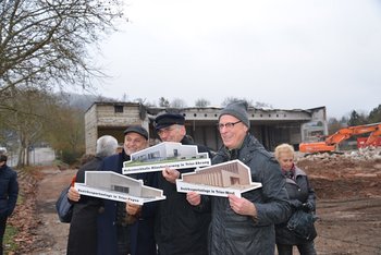 Das Bild zeigt Modelle der neuen Sportanlagen
