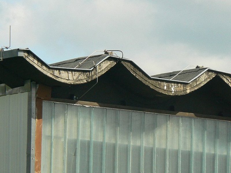 Bestandsansicht des zu sanierenden Dachs