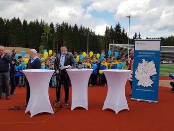 Die Abbildung zeigt die Eröffnungsrede