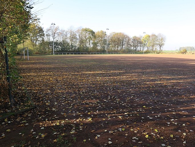Sportplatz Kirchherten vor Projektstart